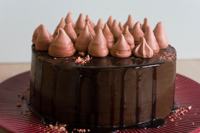 Шоколадный торт с вишней - пошаговый рецепт
