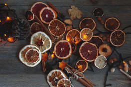 Как высушить апельсин для декора